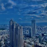 東京,都内,日本,高層ビル,