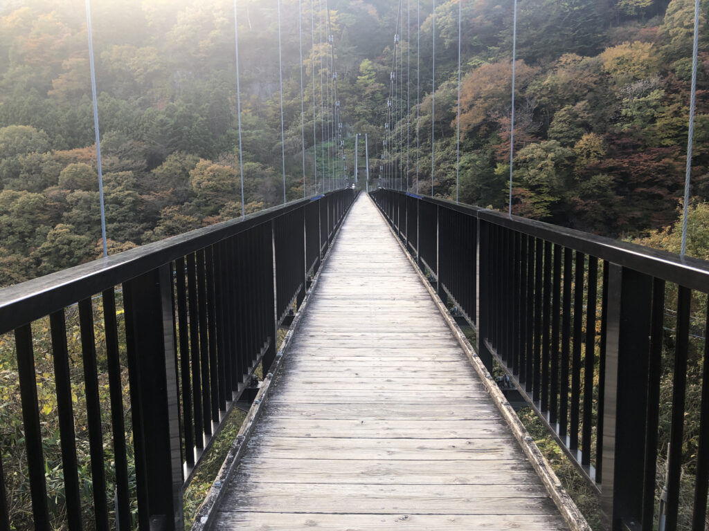 鬼怒川,鬼怒楯岩大吊橋,