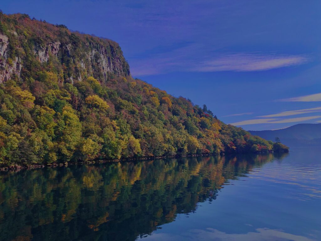 十和田湖,紅葉,