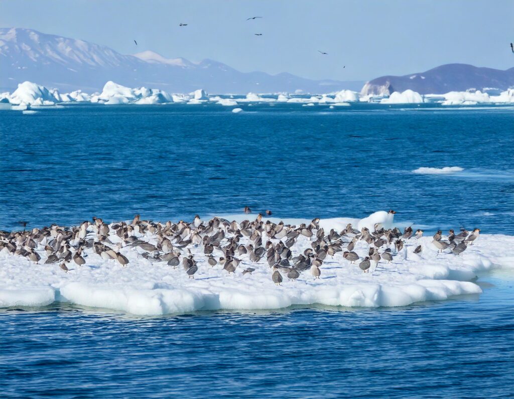 流氷,オホーツク海,紋別,網走,冬の絶景,海,大自然,絶景, 海鳥,